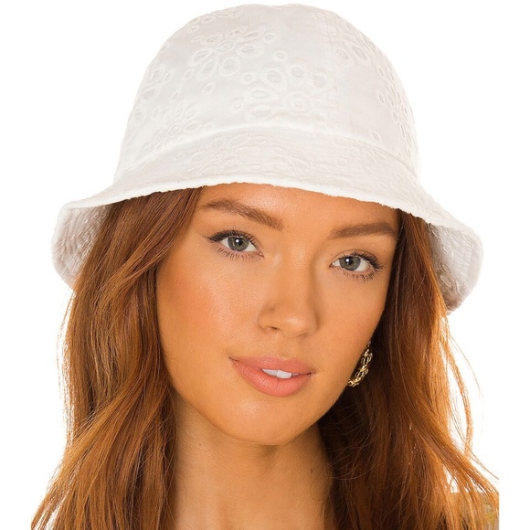 Lele Sadoughi Panel Bucket Hat white - Picture 1 of 8